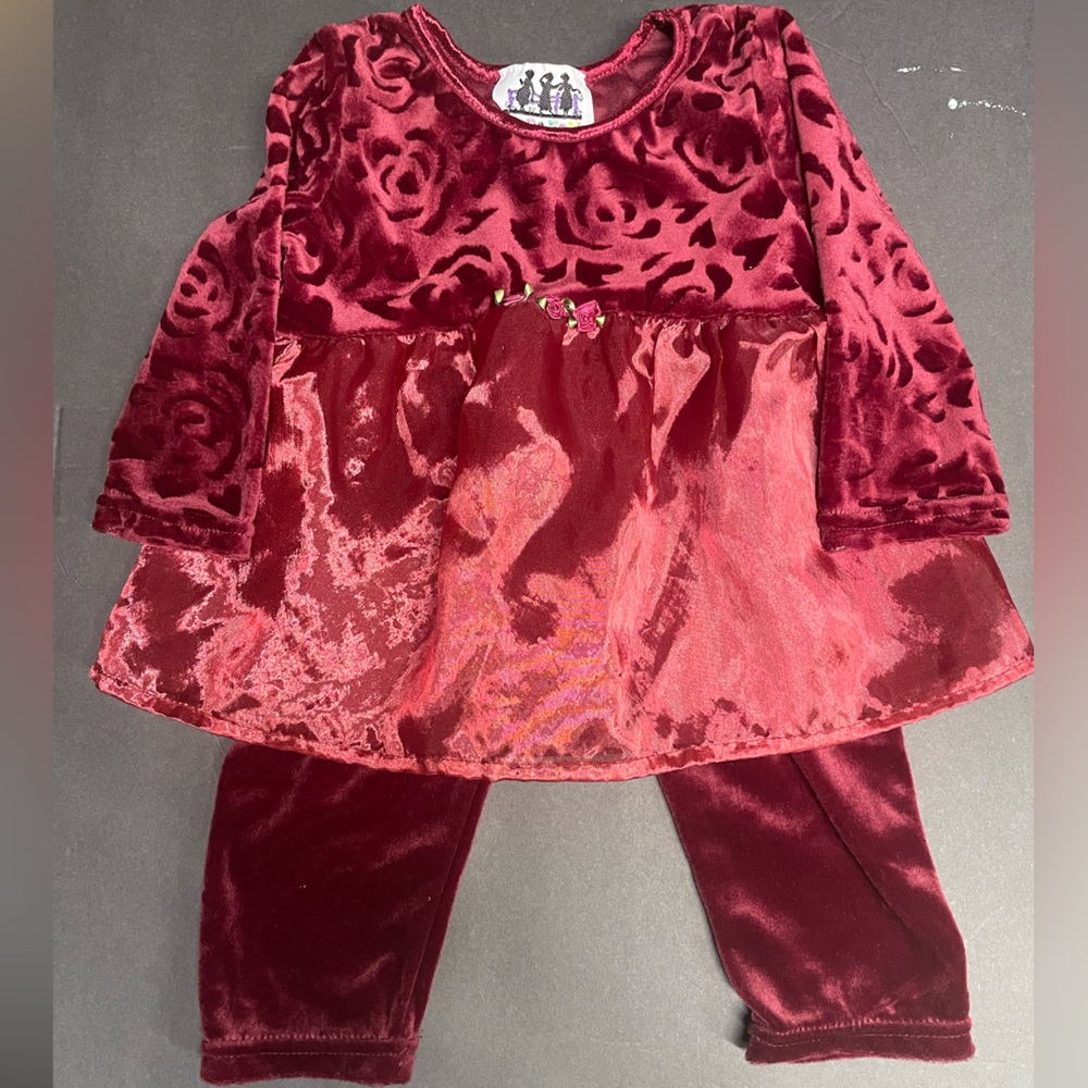 Zoey Two Piece Dress Outfit size 2T